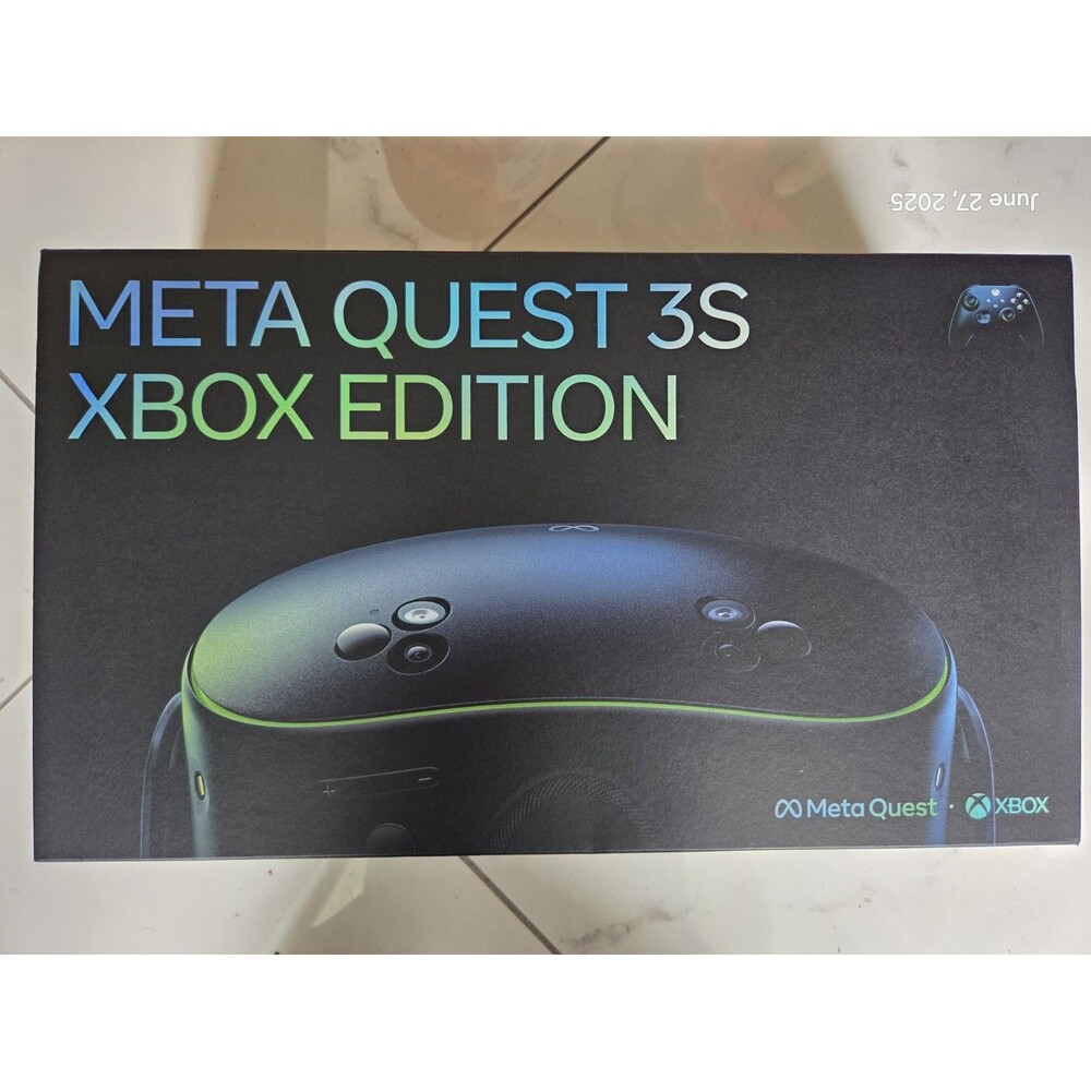 NEW Meta Quest 3s XBOX Limited Edition VR Headset + Wireless Xbox Controller